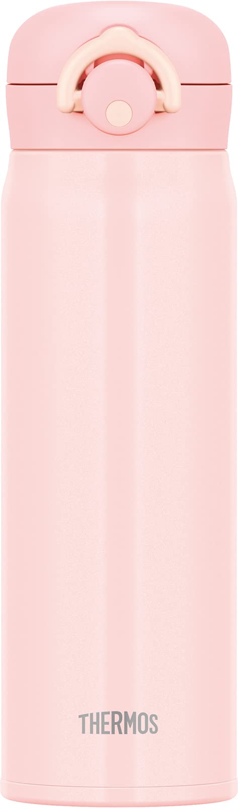 Thermos 500ml Vacuum Insulated Water Bottle Mobile Mug in Shell Pink