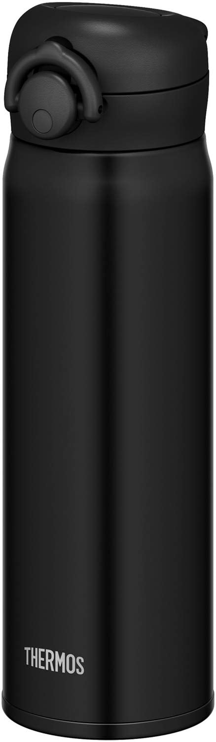 Thermos 500Ml Vacuum Insulated Water Bottle Mug - Matte Black Jnr - 501 Mtbk (Made In Japan)
