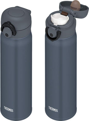 Thermos 500Ml Vacuum Insulated Water Bottle Mug - Matte Gray Jnr - 501Ltd Mtgy (Japan)