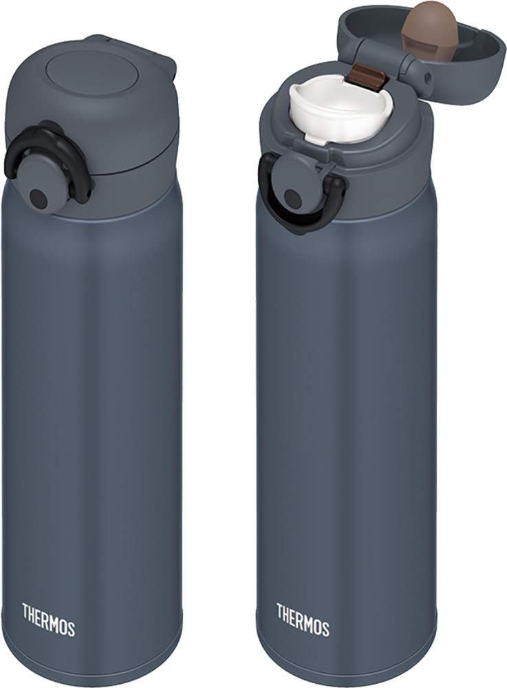 Thermos 500Ml Vacuum Insulated Water Bottle Mug - Matte Gray Jnr - 501Ltd Mtgy (Japan)