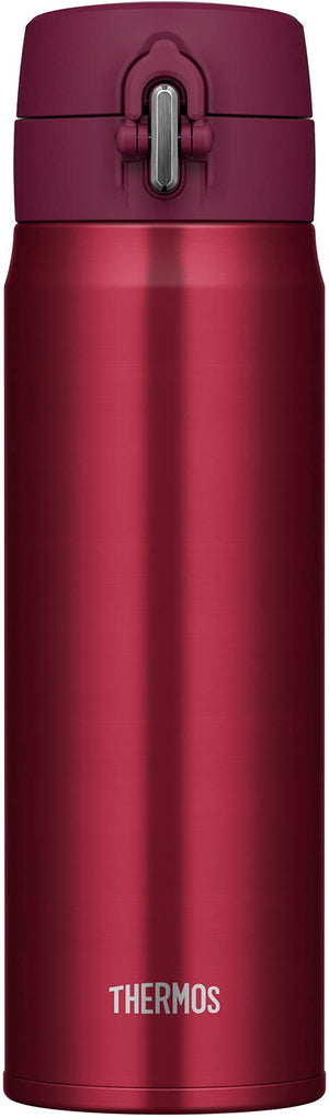 Thermos 500Ml Wine Red Insulated Water Bottle Vacuum Portable Mug - Joh - 500 Wnr