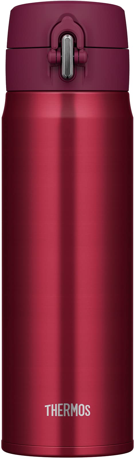 Thermos 500Ml Wine Red Insulated Water Bottle Vacuum Portable Mug - Joh - 500 Wnr