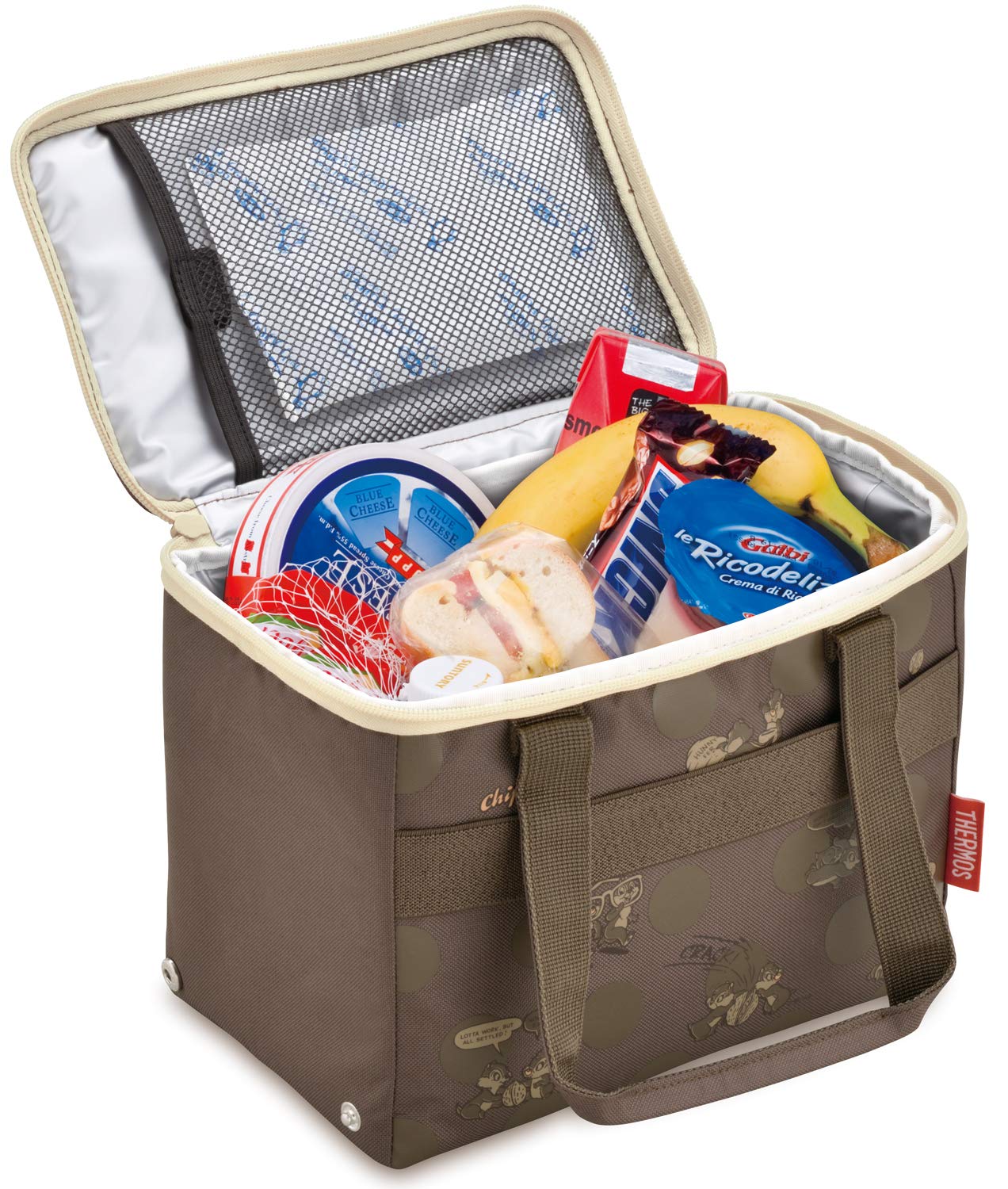 Thermos 5L Soft Cooler in Brown with Chip & Dale Design Model REZ - 005DS BW