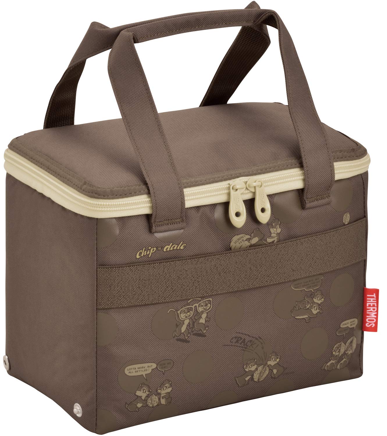 Thermos 5L Soft Cooler in Brown with Chip & Dale Design Model REZ - 005DS BW