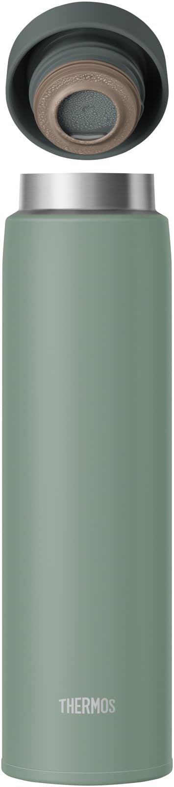 Thermos 600ml Stainless Steel Water Bottle Vacuum Insulated Portable Mug Leaf Green Easy Clean Jon - 601 Lfg