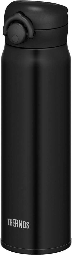 Thermos 600ml Vacuum Insulated Portable Water Bottle Matte Black JNR - 601 - MTBK