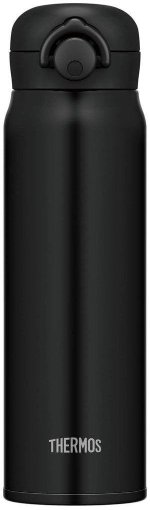 Thermos 600ml Vacuum Insulated Portable Water Bottle Matte Black JNR - 601 - MTBK