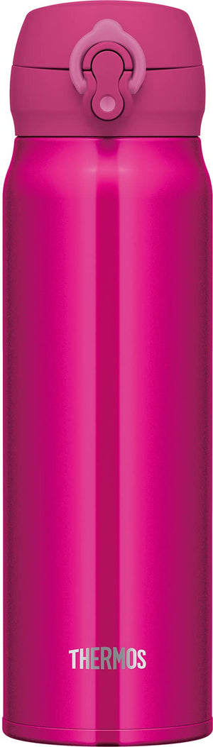 Thermos 600Ml Vacuum Insulated Water Bottle Portable Mug in Rose Red Jnl - 605 Rr