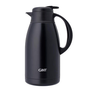 Thermos 65Oz Gint Thermal Carafe: Black Stainless Steel Double Wall Insulated Vacuum