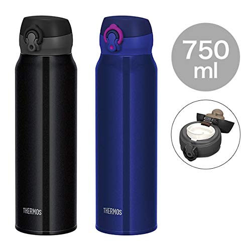 Thermos 750ml Portable Vacuum Insulated Mug in Navy Pink JNL - 754 NV - P Model