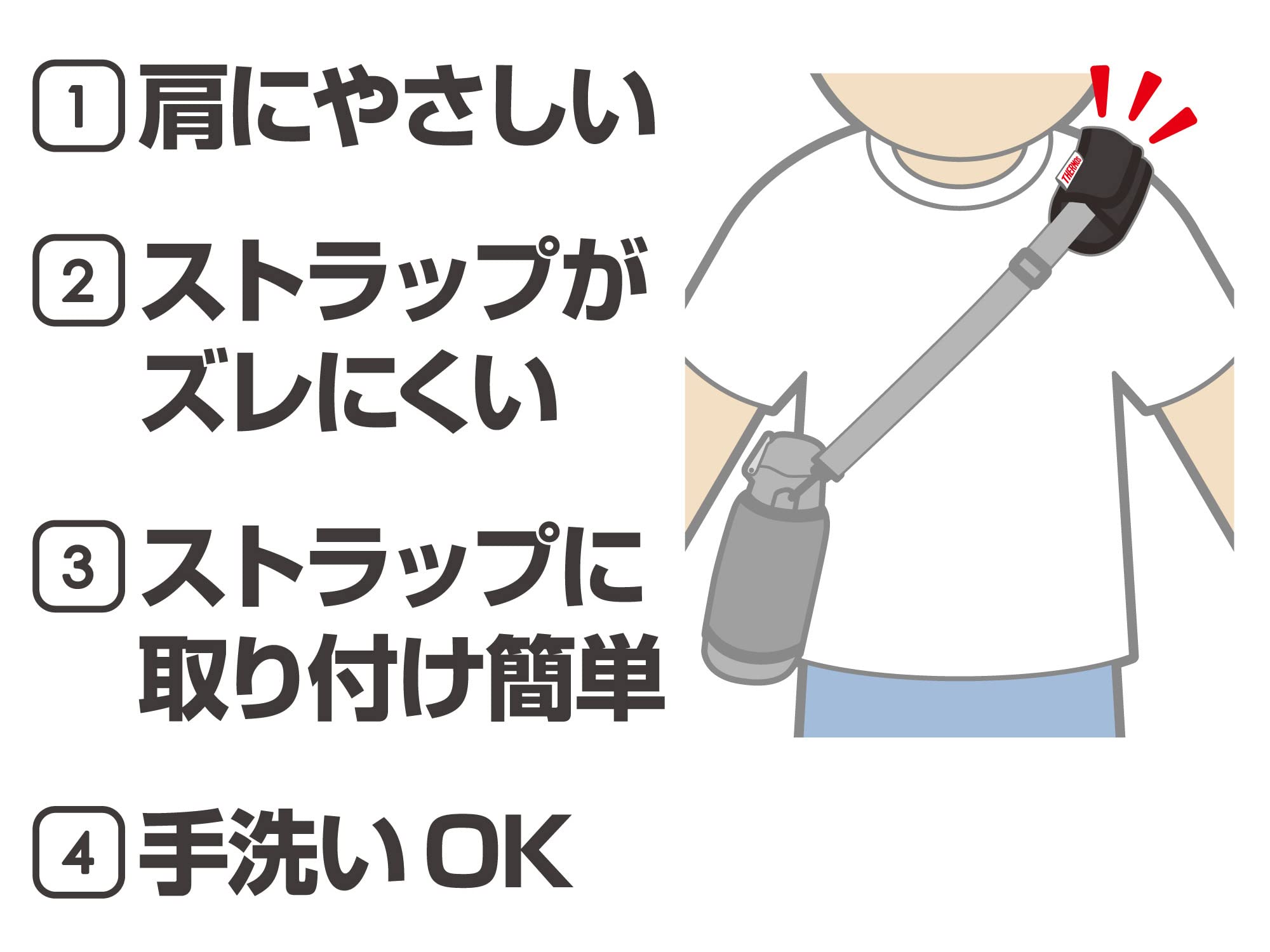 Thermos Anti - Slip Purple Shoulder Pad for Water Bottles API - 001 PL