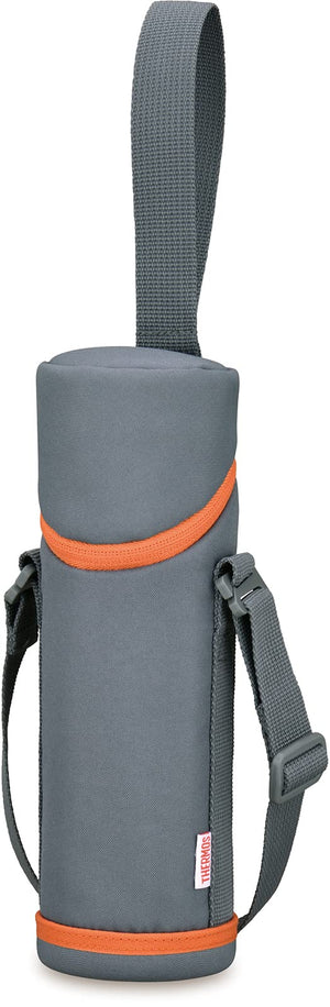 Thermos APG - 501 GY - OR Bottle Pouch with Strap Gray Orange Fit for 450 - 600ml