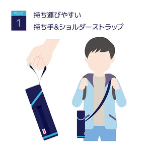 Thermos APG - 501 NVY Navy Bottle Pouch with Strap for 450 - 600ml