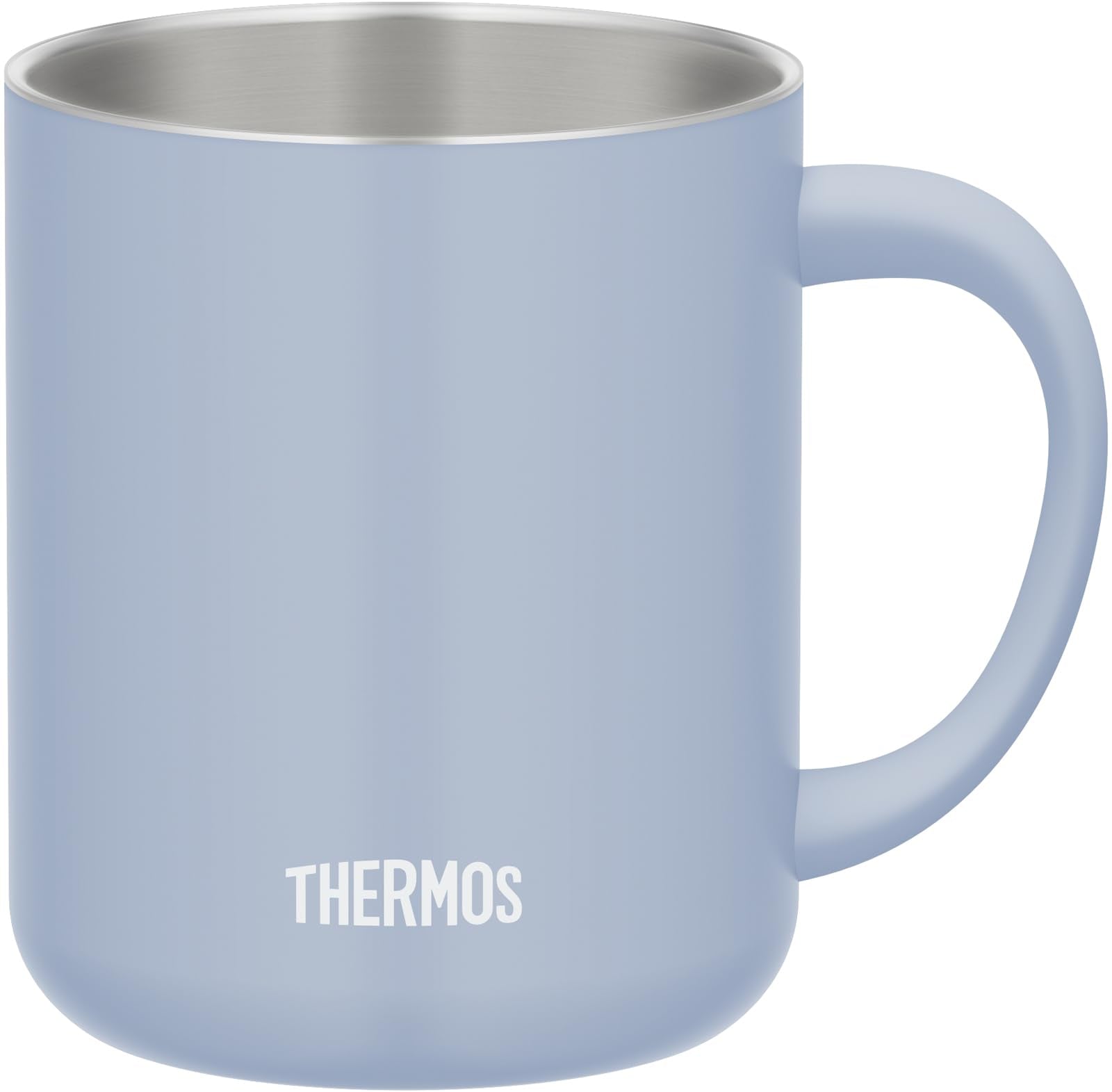 Thermos Ash Blue 450ml Stainless Steel Vacuum Insulated Mug - JDG - 452C ASB
