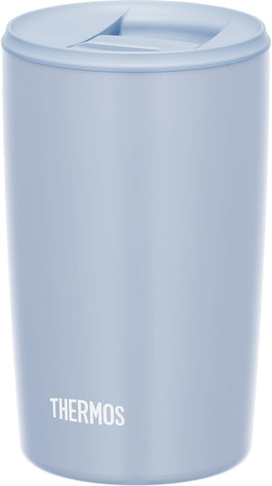 Thermos Ash Blue Vacuum Insulated Tumbler 400ml with Lid Dishwasher Safe - JDP - 401 ASB