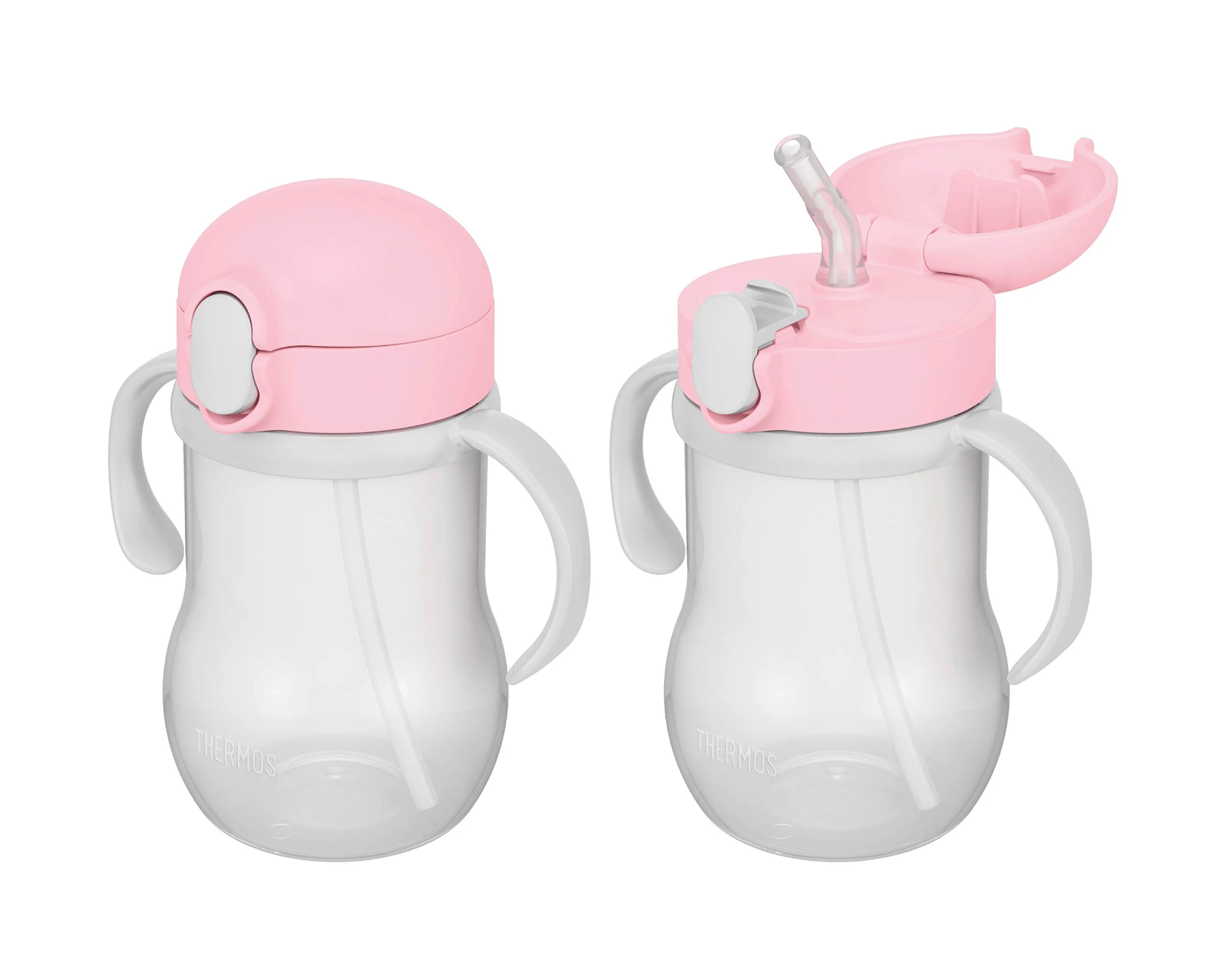 Thermos Baby 350ml Leak - Proof Straw Mug in Powder Pink