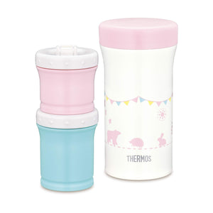 Thermos Baby Food Vacuum Flask Set Pink 130ml & 90ml Jbw - 240 Model
