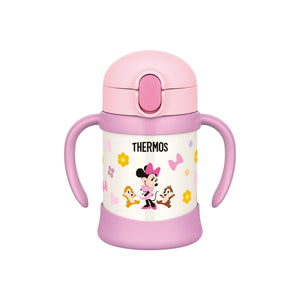 Thermos Baby Straw Mug Fhv - 250Ds - Vacuum Flask in Light Pink for Babies 9 Months+