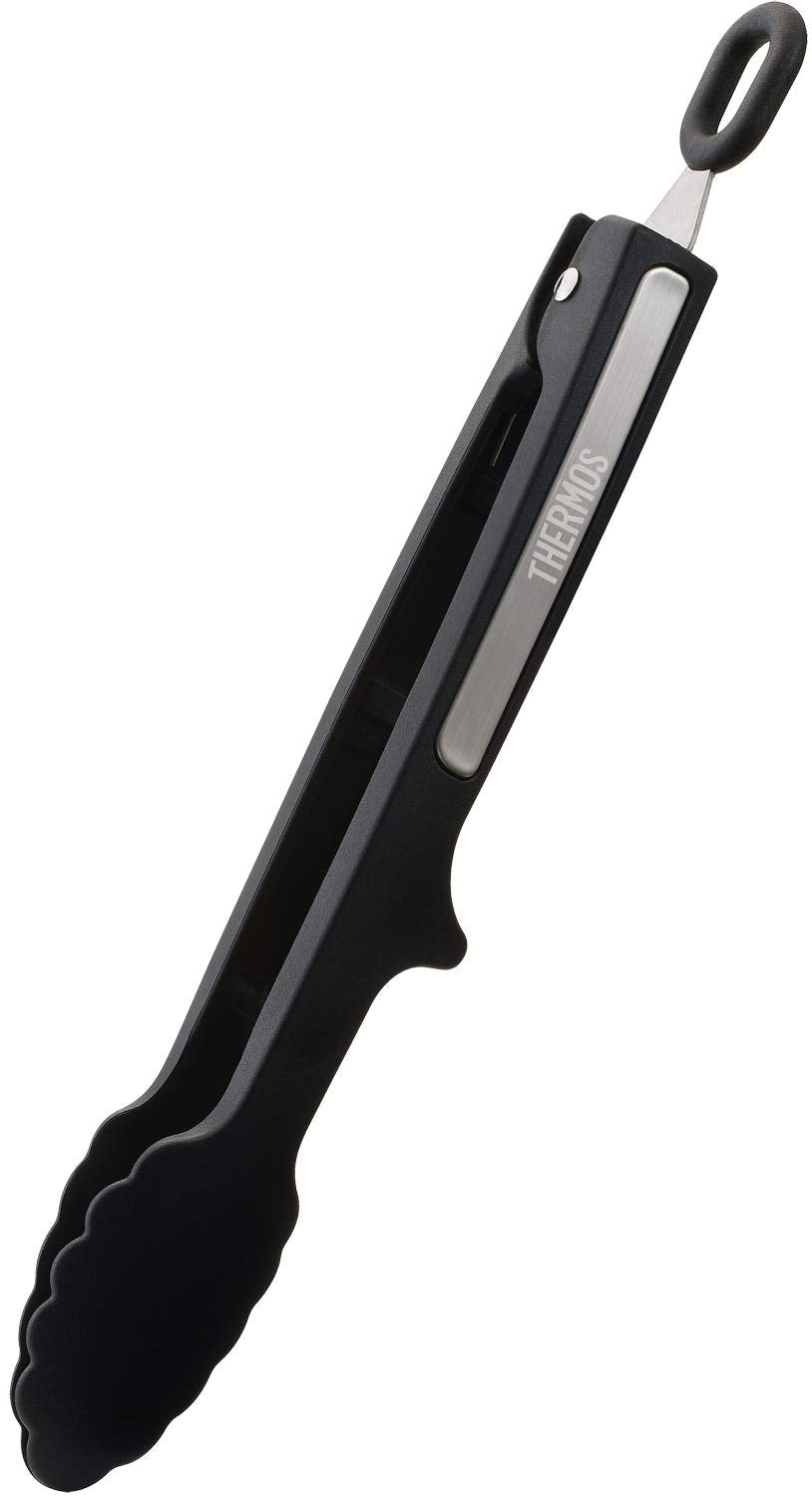 Thermos Black Nylon Kitchen Tongs Kt - T001 Bk - Essential Kitchen Tools