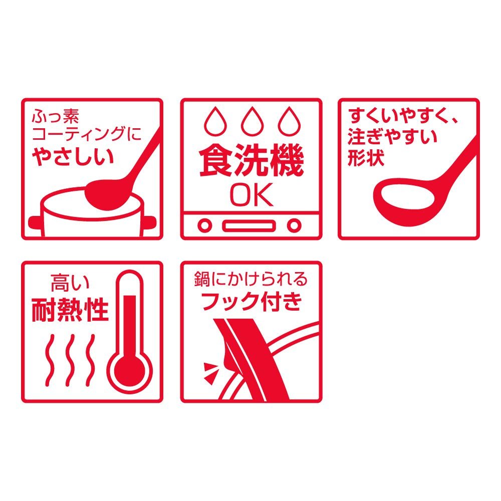 Thermos Black Nylon Ladle Kitchen Tool KT - L001 BK by Thermos