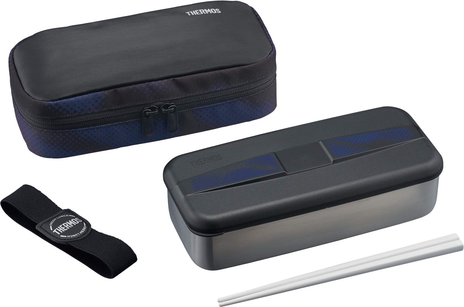 Thermos Black Stainless Steel Lunch Box Fresh 700ml DSD - 703 Bk - Pt