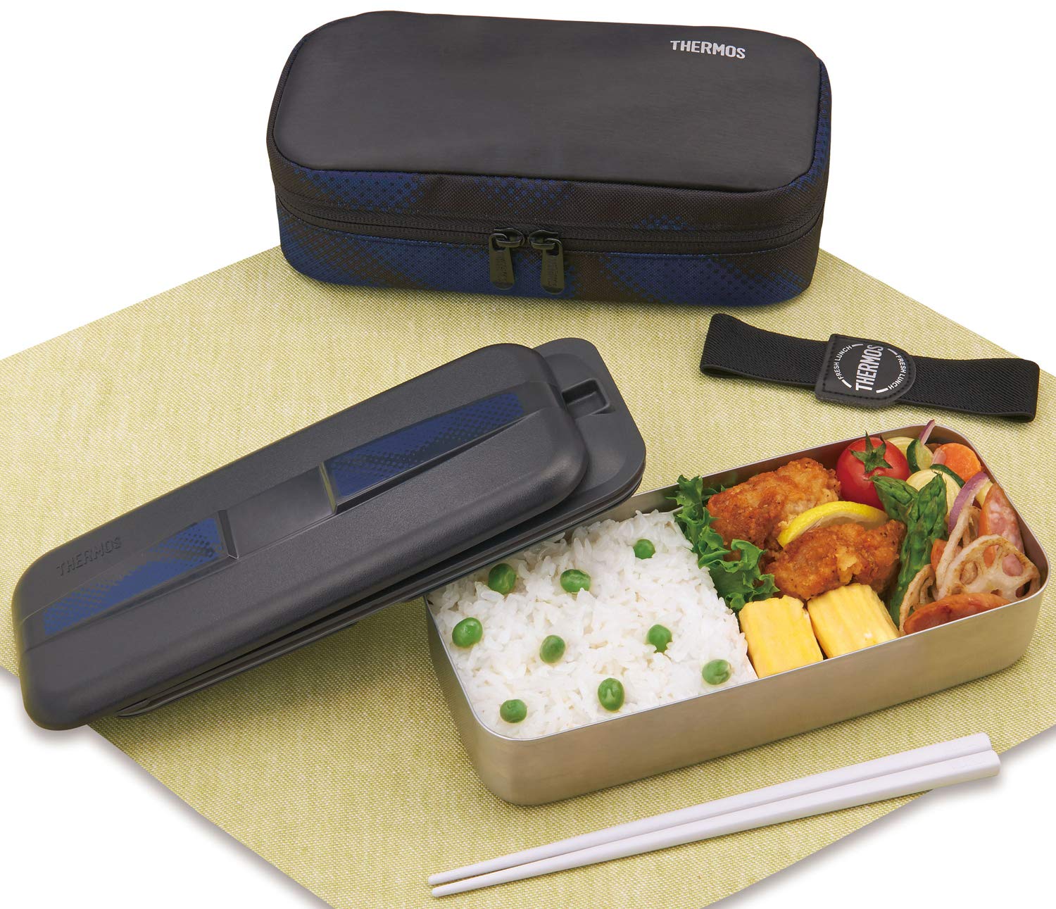 Thermos Black Stainless Steel Lunch Box Fresh 700ml DSD - 703 Bk - Pt