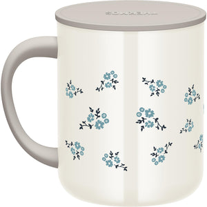Thermos Blue Flower 450ml Vacuum Insulated Mug Jdg - 452Ltd B - Fl