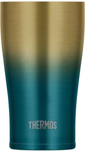 Thermos Blue Gold Vacuum Insulated Tumbler JDE - 341Ltd BLGD 340ml Capacity