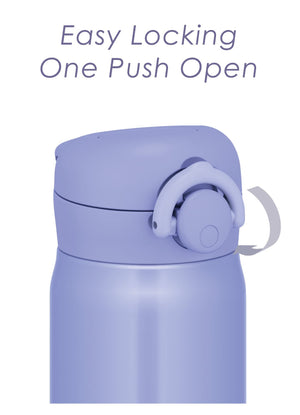 Thermos Blue Purple 500ml Vacuum Insulated Water Bottle Mobile Mug Jnr - 503