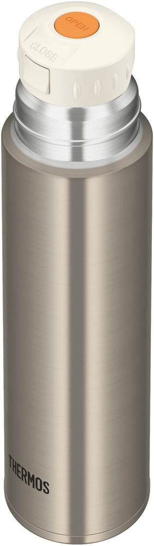Thermos Blue Stainless Steel 500ml Water Bottle - Cup Type Ffm - 502 Stbl
