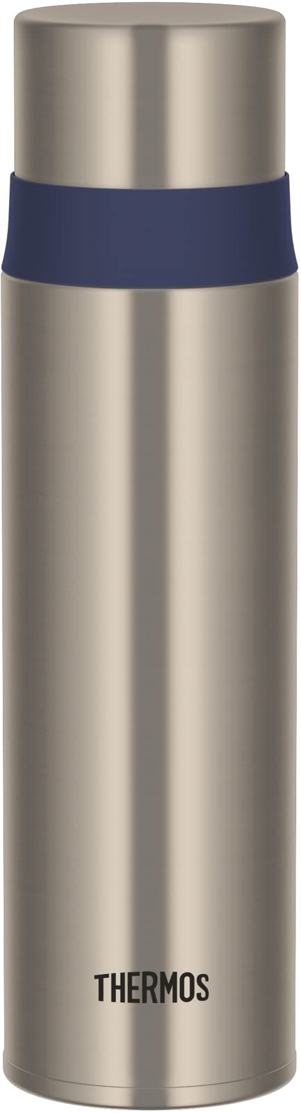 Thermos Blue Stainless Steel 500ml Water Bottle - Cup Type Ffm - 502 Stbl