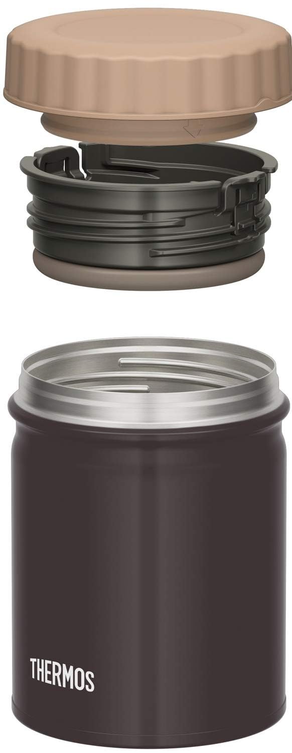 Thermos Brand 500Ml Black Vacuum Insulated Soup Jar Jbt - 500 Bk