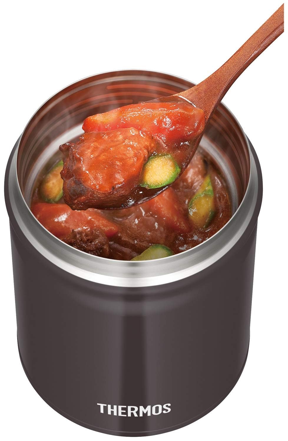 Thermos Brand 500Ml Black Vacuum Insulated Soup Jar Jbt - 500 Bk