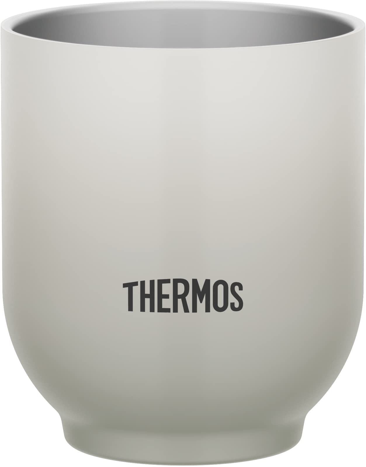 Thermos Brand Light Gray 300ml Vacuum Insulated Teacup JDT - 300 LGY