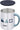 Thermos Brand Navy Pattern 450ml Vacuum Insulated Mug Jdg - 452Ltd Nv - Ptn