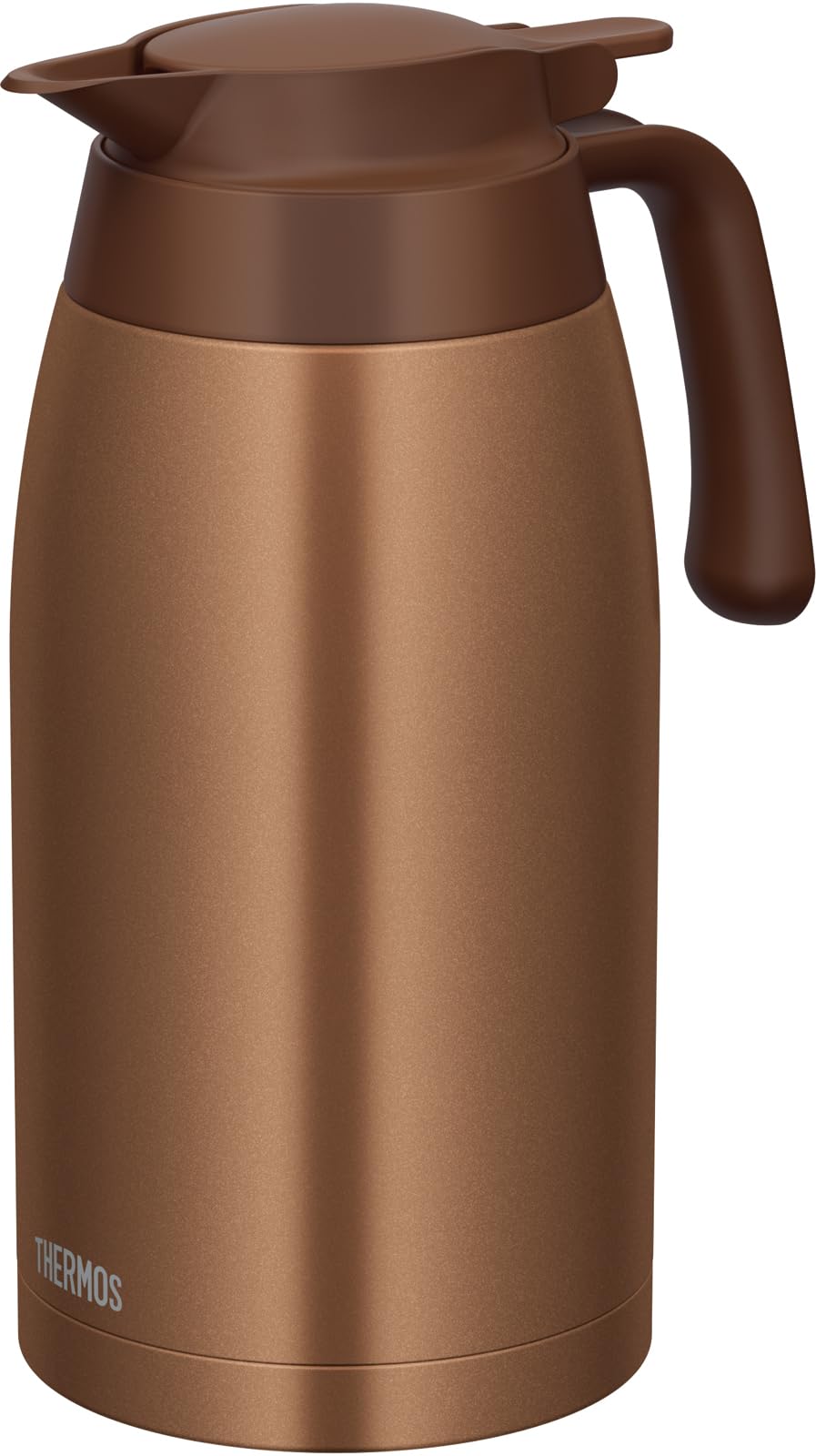 Thermos Brown Gold 2L Stainless Steel Thermal Pot Cold Preservation Flask Ttb - 2001 Bwg