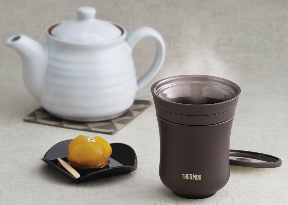 Thermos Chestnut 200ml Vacuum Insulated Teacup JCZ - 200 Kur Series