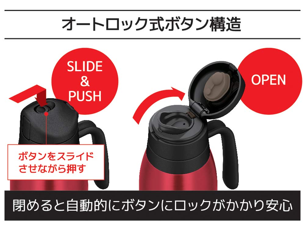 Thermos Clear Red Field Pot 1.5L Capacity - Thermos Thy - 1500 Cl - R