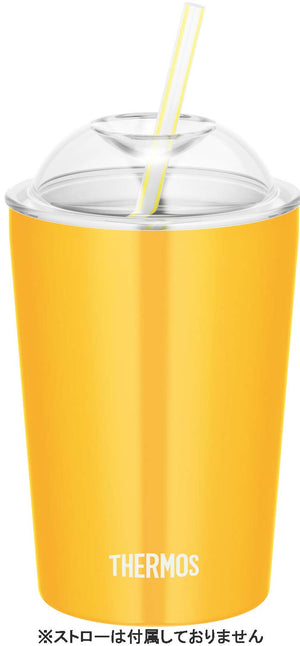 Thermos Cooling Straw Cup 300Ml Orange Japan Jdj - 300 Or