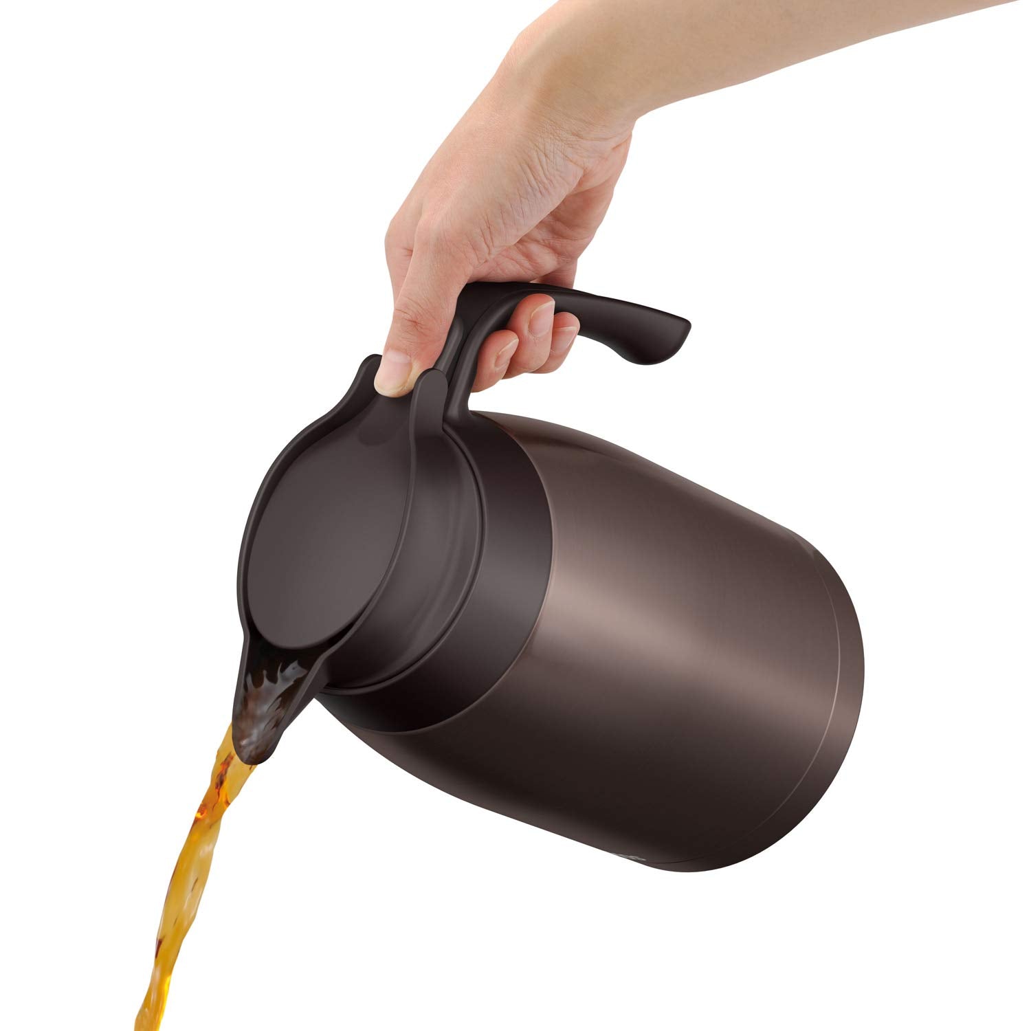 Thermos Dark Brown Stainless Steel 1.5L Pot - Ttb - 1500 Dbw Series