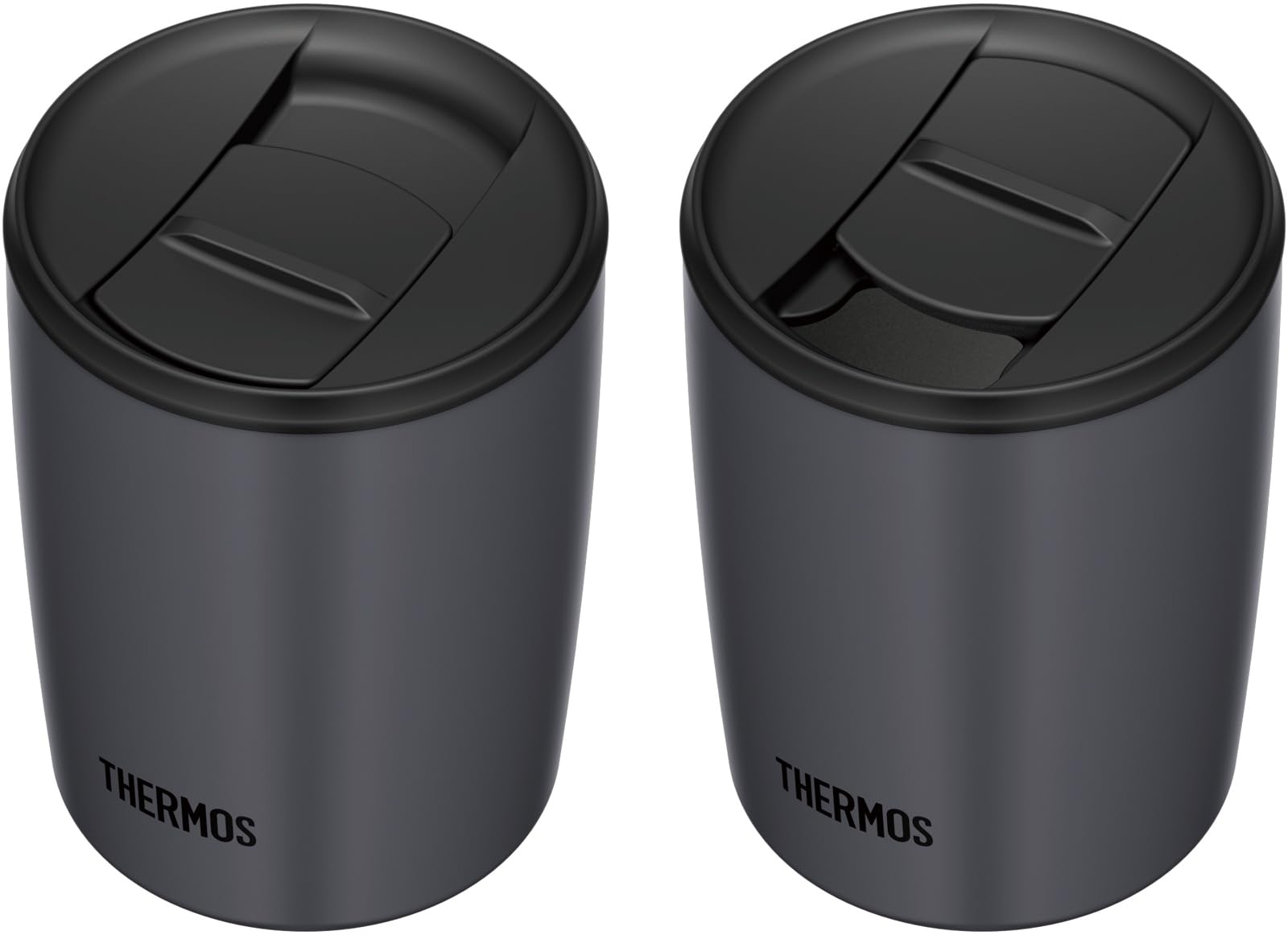 Thermos Dark Gray 300ml Insulated Tumbler with Lid Vacuum JDP - 301 DGY Product