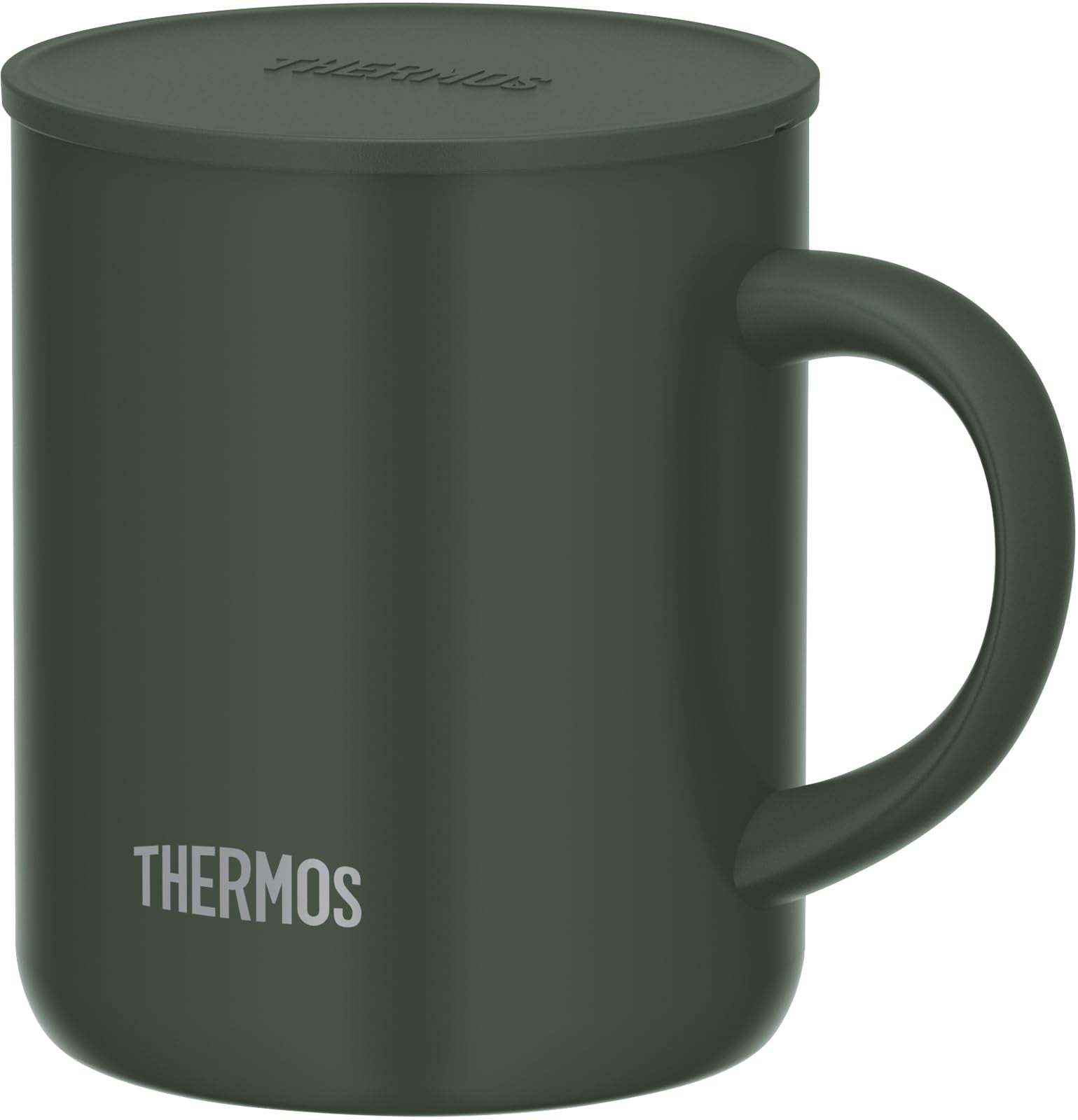 Thermos Dark Green Vacuum Insulated Mug 350ml with Lid JDG - 352C - Exclusive