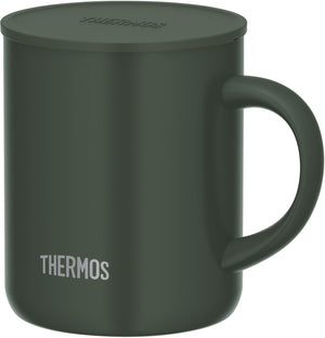 Thermos Dark Green Vacuum Insulated Mug 350ml with Lid JDG - 352C - Exclusive