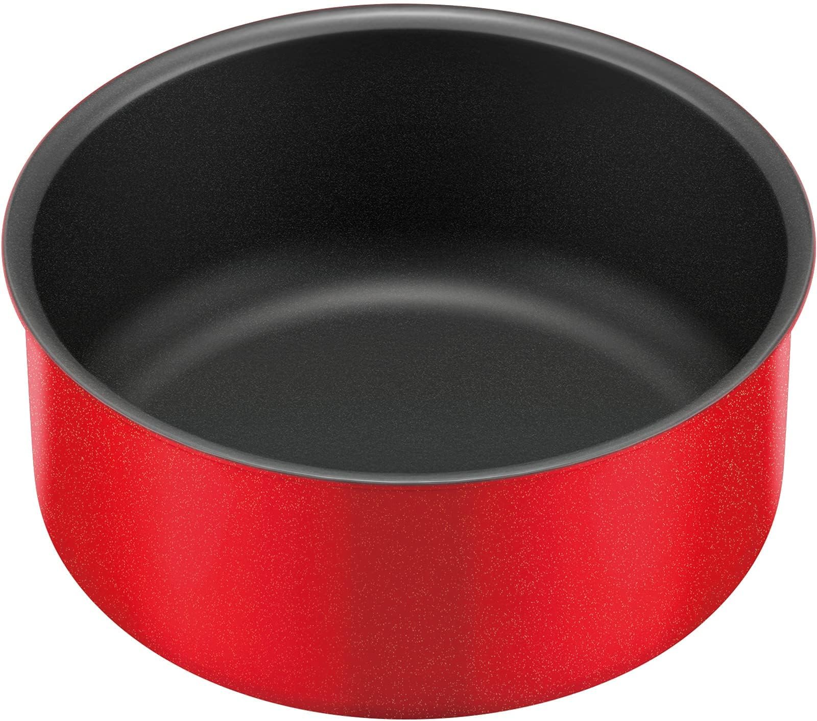 Thermos Durable Gas Stove 18cm Bright Red Pot with Removable Handle Koc - 018