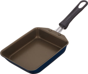 Thermos Durable Series 13cm Navy Egg Frying Pan for Gas Fire KFI - 013E