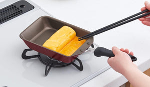 Thermos Durable Series 13cm Red Egg Frying Pan IH Compatible KFH - 013E R