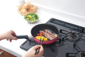 Thermos Durable Series 16cm Wine Red Frying Pan for Gas Stove Kfg - 016 Wnr