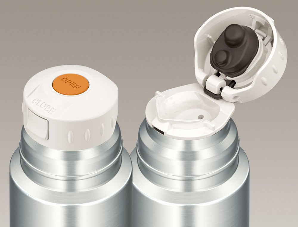 Thermos FFM - 350 SBK - Black Stainless Steel Slim Bottle 350ml