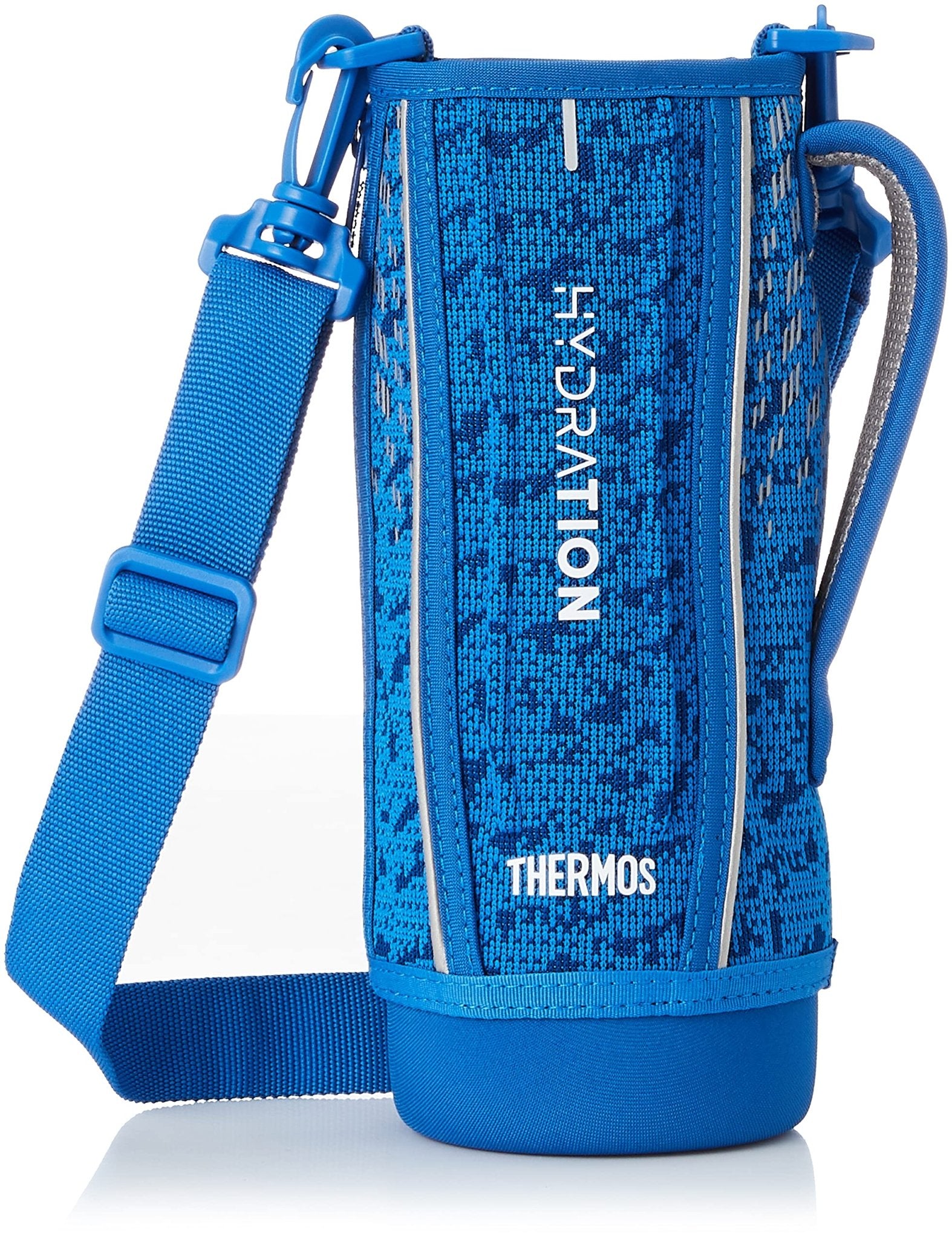 Thermos FHT - 1001F Blue Silver Sports Bottle with Handy Pouch - Replacement Parts