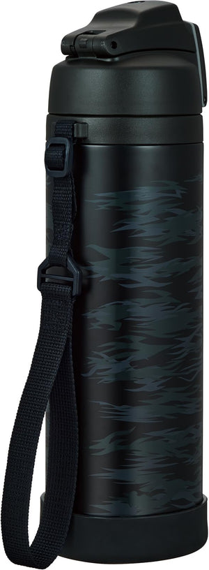 Thermos Fji - 1001 Bkgy Vacuum Insulated 1L Water Bottle for Cold Storage Black Gray